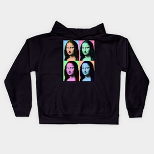 Pop Art Mona Lisa Kids Hoodie